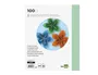 Liderpapel Cartulina A4 180g/m2 Verde Paquete 100 Hojas