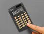 Liderpapel xf05 Calculadora de Bolsillo 8 Dígitos Solar y Pila Color Negro 98x62x8 mm