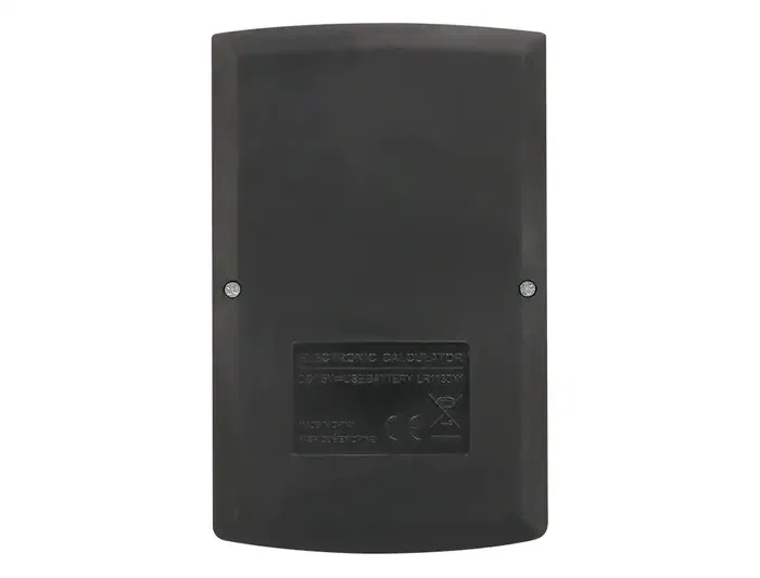 Liderpapel xf05 Calculadora de Bolsillo 8 Dígitos Solar y Pila Color Negro 98x62x8 mm