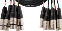 CORDIAL Multipar 8 XLR macho/hembra 3 m