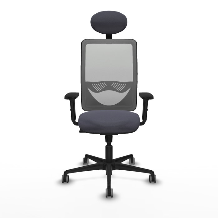PIQUERAS Y CRESPO Silla de oficina Zulema con mecanismo Sincro, Gris PIQUERAS Y CRESPO Silla de oficina Zulema con mecanismo Sincro, Gris