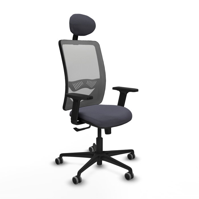 PIQUERAS Y CRESPO Silla de oficina Zulema con mecanismo Sincro, Gris PIQUERAS Y CRESPO Silla de oficina Zulema con mecanismo Sincro, Gris