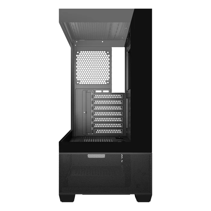 UNYKAch Revelat Midi Torre ATX Negra para Gaming - Paneles Frontal y Lateral de Vidrio Templado - 1x USB-C 3.2 Gen 2 - Compatible con GPU hasta 425 mm y Placas ATX/micro-ATX/ITX
