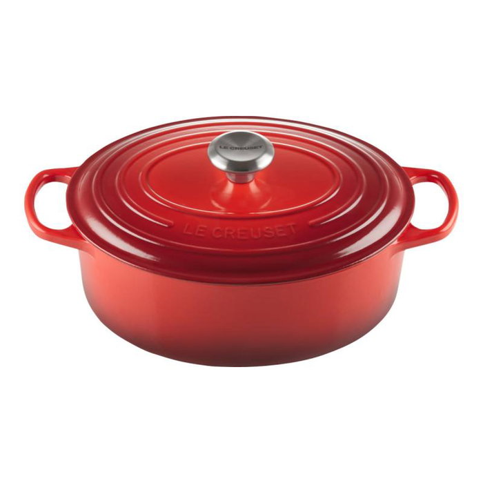 Le Creuset Signature Casserole oval 27 cm cerise