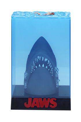 SD Toys Jaws Figura Póster 3D 50 Aniversario con Luz LED