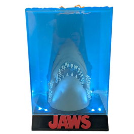 SD TOYS Figura Poster 3D Tiburón Jaws con Base Iluminada, Edición Especial Realista