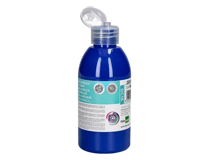 Liderpapel Pintura acrílica Azul ultramar 250 ml Liderpapel Pintura acrílica Azul ultramar 250 ml