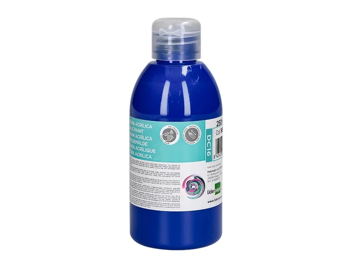 Liderpapel Pintura acrílica Azul ultramar 250 ml Liderpapel Pintura acrílica Azul ultramar 250 ml