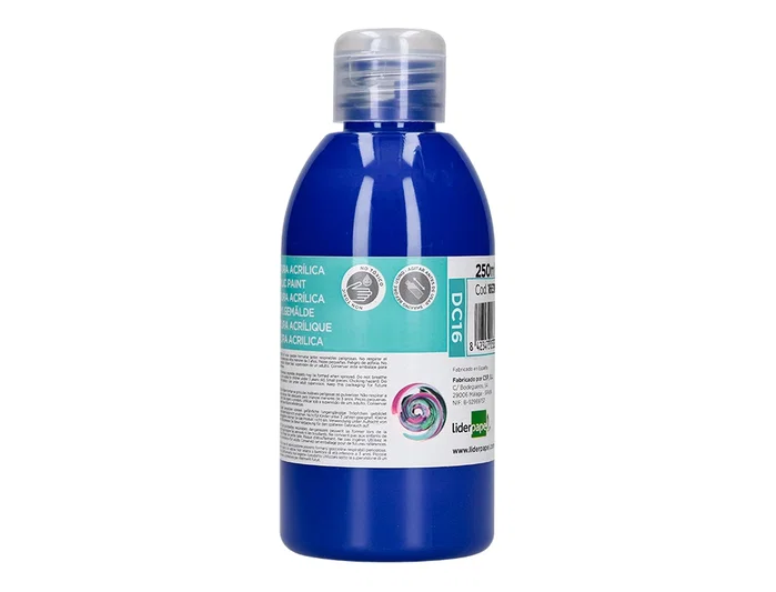 Liderpapel Pintura acrílica Azul ultramar 250 ml Liderpapel Pintura acrílica Azul ultramar 250 ml