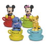 Clementoni Disney - Personaje Giratorio Peonzas Baby Mickey, Minnie, Pato, Stitch - Juguete de Desarrollo +12 meses Sdo17891