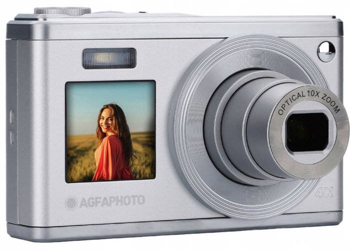 AgfaPhoto Realishot DC9200 Cámara Digital Compacta 24MP 10x Zoom Plateada