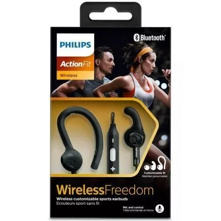 Auriculares Inalámbricos Deportivos Philips Action Fit SHQ7800BK/ con Micrófono/ Bluetooth/ Negros Auriculares Inalámbricos Deportivos Philips Action Fit SHQ7800BK/ con Micrófono/ Bluetooth/ Negros