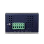 Planet IGUP-2205AT Convertidor de Medios Industrial Gigabit con 2 Puertos PoE++ 802.3bt de 90W y 2 Puertos SFP Fibra a 10/100/1000Base-T