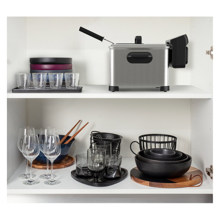 Tefal Family Pro FR507D Freidora Digital de 4 L, Acero inoxidable/Negro Tefal Family Pro FR507D Freidora Digital de 4 L, Acero inoxidable/Negro