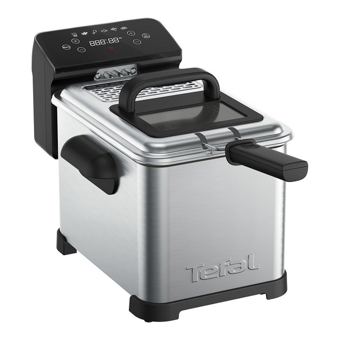 Tefal Family Pro FR507D Freidora Digital de 4 L, Acero inoxidable/Negro Tefal Family Pro FR507D Freidora Digital de 4 L, Acero inoxidable/Negro