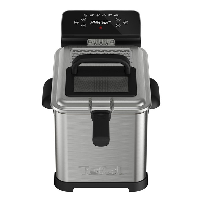 Tefal Family Pro FR507D Freidora Digital de 4 L, Acero inoxidable/Negro Tefal Family Pro FR507D Freidora Digital de 4 L, Acero inoxidable/Negro