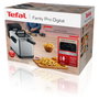 Tefal Family Pro FR507D Freidora Digital de 4 L, Acero inoxidable/Negro