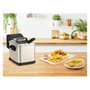 Tefal Family Pro FR507D Freidora Digital de 4 L, Acero inoxidable/Negro