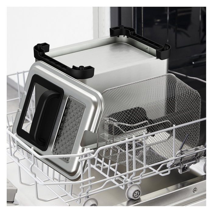 Tefal Family Pro FR507D Freidora Digital de 4 L, Acero inoxidable/Negro Tefal Family Pro FR507D Freidora Digital de 4 L, Acero inoxidable/Negro