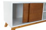 Mueble Tv Scandi DKD Home Decor Blanco Marron 40 x 50 x 100 cm