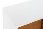 Mueble Tv Scandi DKD Home Decor Blanco Marron 40 x 50 x 100 cm