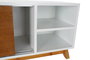 Mueble Tv Scandi DKD Home Decor Blanco Marron 40 x 50 x 100 cm