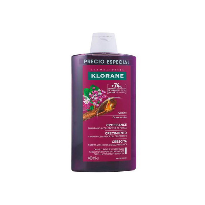 Klorane Champú Fortificante con Quinina para el Crecimiento del Cabello 400 ml Klorane Champú Fortificante con Quinina para el Crecimiento del Cabello 400 ml