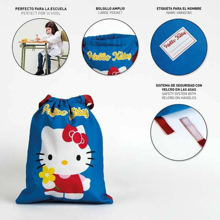 Cerdá Saquito Escolar Hello Kitty Azul Cerdá Saquito Escolar Hello Kitty Azul