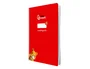 Liderpapel Cuaderno Espiral A4 Pautaguía Tapa Blanda 80 Hojas 75gr Cuadro Pautado 3mm Color Rojo