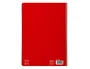 Liderpapel Cuaderno Espiral A4 Pautaguía Tapa Blanda 80 Hojas 75gr Cuadro Pautado 3mm Color Rojo