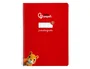 Liderpapel Cuaderno Espiral A4 Pautaguía Tapa Blanda 80 Hojas 75gr Cuadro Pautado 3mm Color Rojo
