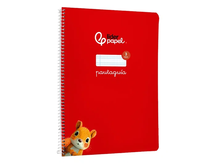 Liderpapel Cuaderno Espiral A4 Pautaguía Tapa Blanda 80 Hojas 75gr Cuadro Pautado 3mm Color Rojo Liderpapel Cuaderno Espiral A4 Pautaguía Tapa Blanda 80 Hojas 75gr Cuadro Pautado 3mm Color Rojo