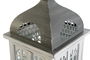 DKD Home Decor Farola Mediterraneo Blanco Gris Madera y Cristal 19 x 42 x 19 cm