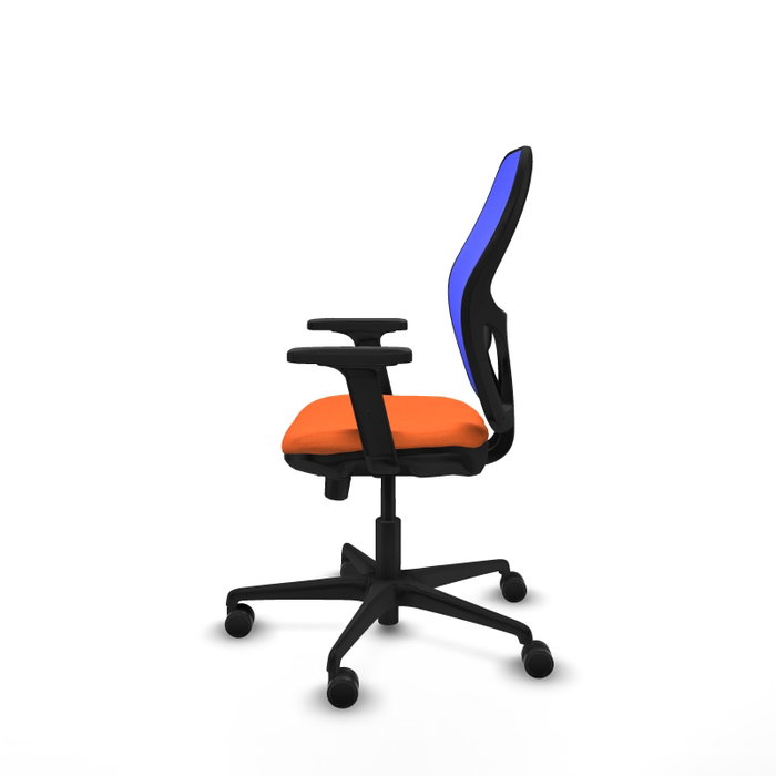 PIQUERAS Y CRESPO Silla de oficina Jorquera Naranja y Azul