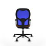PIQUERAS Y CRESPO Silla de oficina Jorquera Naranja y Azul