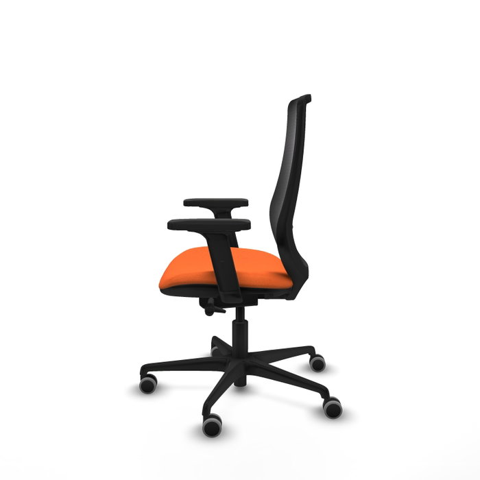 PIQUERAS Y CRESPO Silla de oficina Mardos con mecanismo Sincro/Traslack, Naranja y Negro PIQUERAS Y CRESPO Silla de oficina Mardos con mecanismo Sincro/Traslack, Naranja y Negro