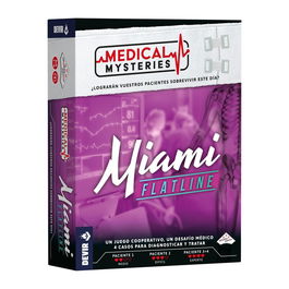 Devir Medical Mysteries: Miami - Juego de Mesa Cooperativo de Diagnóstico Médico y Urgencias (Castellano)