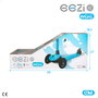 EEZI Patinete de 3 ruedas azul con manillar desmontable