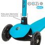 EEZI Patinete de 3 ruedas azul con manillar desmontable