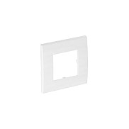 OBO Bettermann AR45-F1 RW Abdeckrahmen Modul 45 1fach 84x84mm Blanco