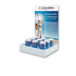 Tres Claveles Desodorante Natural - Frescura y Cuidado Sin Químicos, Ideal para Pieles Sensibles