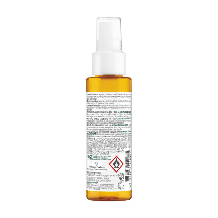 Klorane Monoï y Tamanu BIO Aceite Capilar Protección Solar Pelo 100 ml