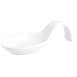 Quid Cuchara Aperitivo Porcelana Chef Blanco 10x5 cm