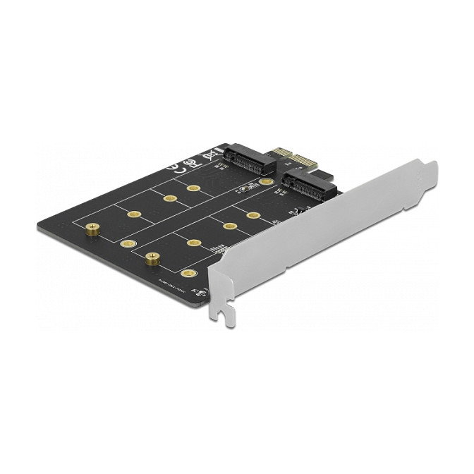DeLOCK 90432 Tarjeta de expansión PCIe x1 a 2 x M.2 Key B interno DeLOCK 90432 Tarjeta de expansión PCIe x1 a 2 x M.2 Key B interno
