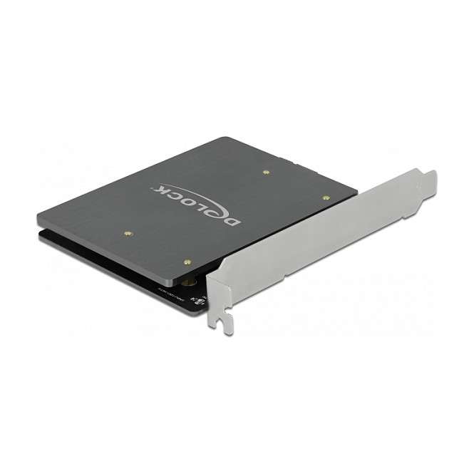 DeLOCK PCIe 3.0 x1 Card 90432 to 2x Internal M.2 Key B (B-Mode) Adapter, SATA III 6 Gbps, JMB582 Chipset, for Windows 10/8.1/7, Linux, Includes Mounting Brackets