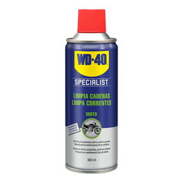 Wd40 Limpia Cadenas Specialist 400 ml Limpiador Rápido para Moto y Bicicleta