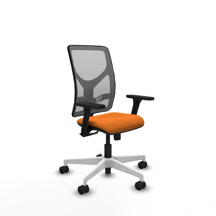 PIQUERAS Y CRESPO Silla de oficina Motilla Naranja y Gris PIQUERAS Y CRESPO Silla de oficina Motilla Naranja y Gris