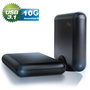 Fantec DB-ALU31 carcasa para disco duro SATA 3,5 y 2,5 pulgadas USB 3.1 tipo-C negro