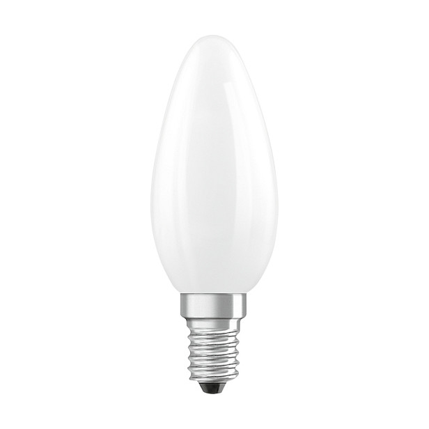 OSRAM LED CLASSIC B DIM P Bombilla LED CLB40 DIM 3.4W E14 Dimmable, 470 lm, Blanco Cálido 2700K, Forma Vela