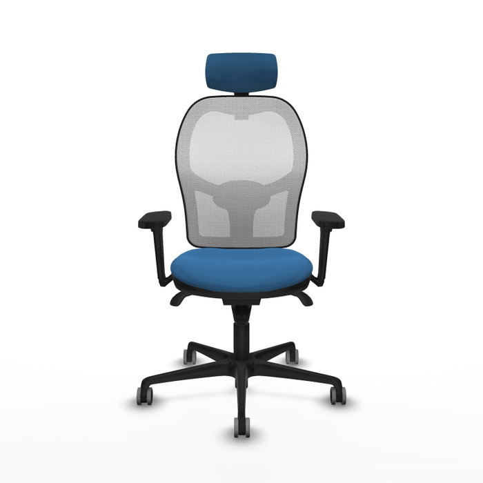 PIQUERAS Y CRESPO Silla de oficina Jorquera Azul claro y Blanco
